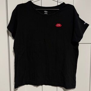 PINK Victoria's Secret Black Tee - You Go Ghoul